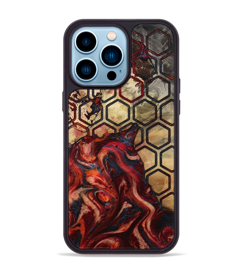 iPhone 14 Pro Max Wood Phone Case - Daleyza (Pattern, 792864)