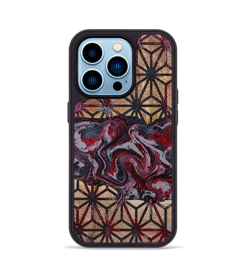 iPhone 14 Pro Wood Phone Case - Reanna (Pattern, 792869)