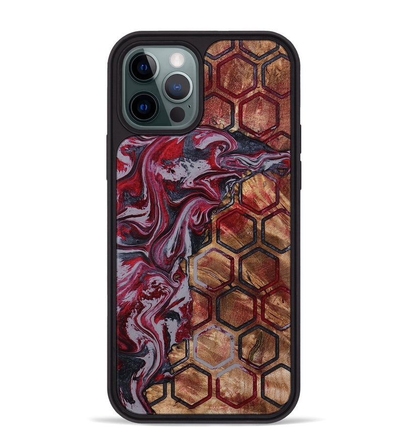 iPhone 12 Pro Max Wood Phone Case - Estell (Pattern, 792873)