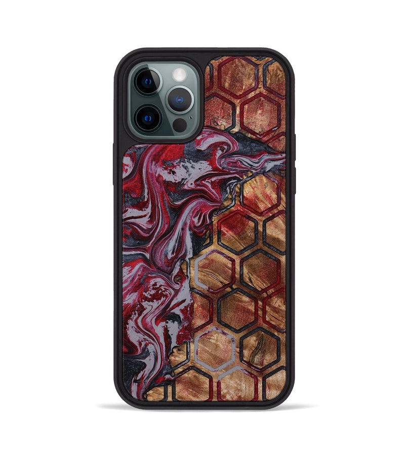 iPhone 12 Pro Wood Phone Case - Estell (Pattern, 792873)