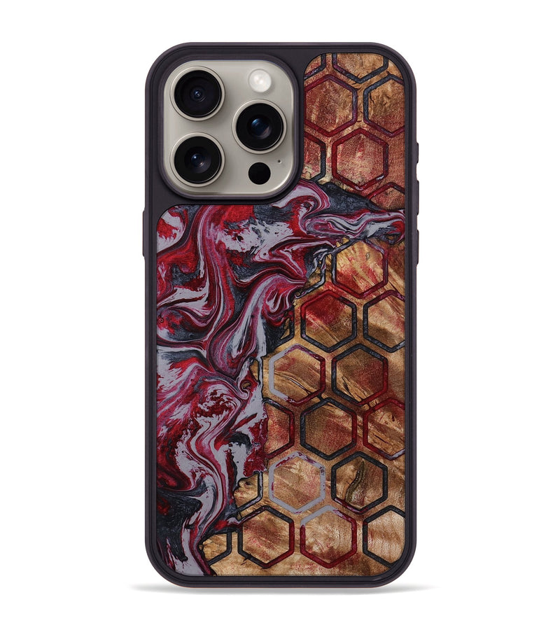 iPhone 15 Pro Max Wood Phone Case - Estell (Pattern, 792873)