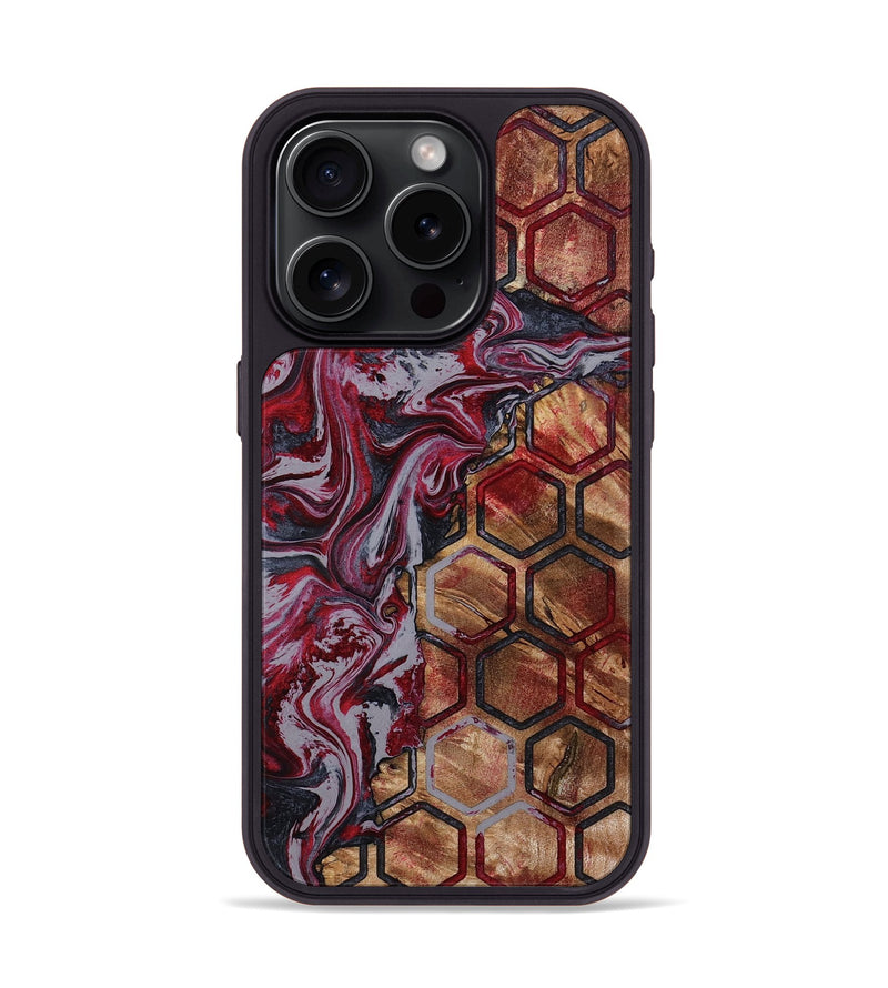 iPhone 15 Pro Wood Phone Case - Estell (Pattern, 792873)