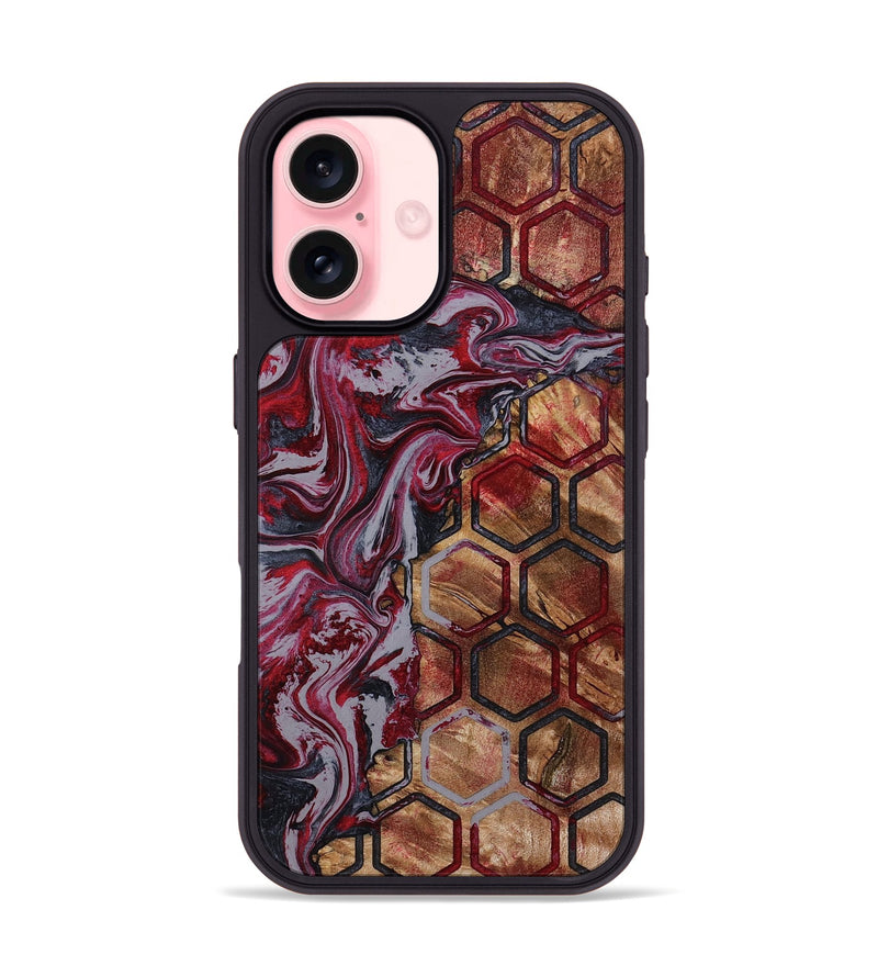 iPhone 16 Wood Phone Case - Estell (Pattern, 792873)