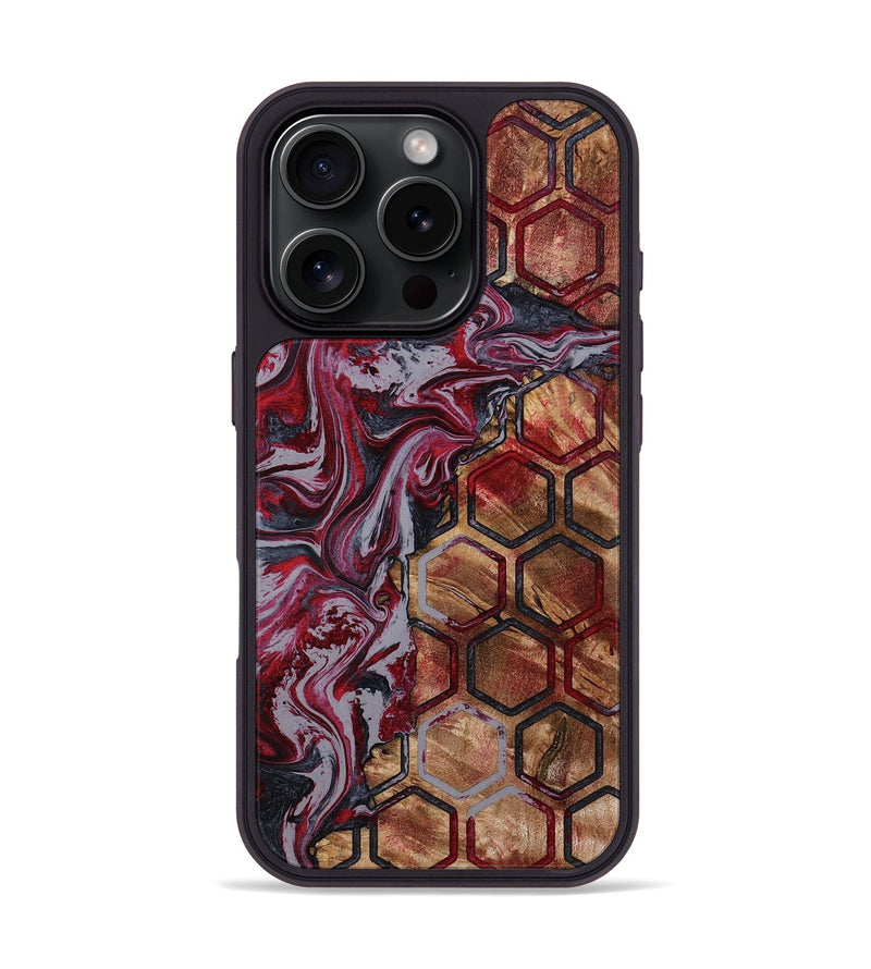 iPhone 16 Pro Wood Phone Case - Estell (Pattern, 792873)