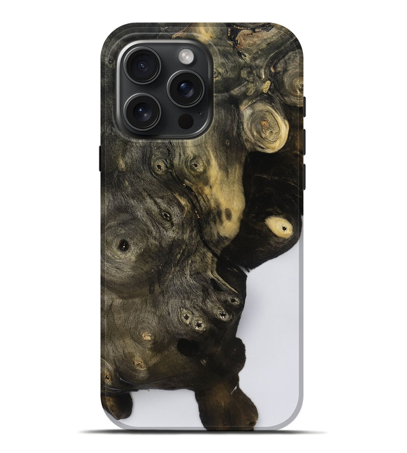 iPhone 16 Pro Max Wood Live Edge Phone Case - Dorthy (Clear, 792926)