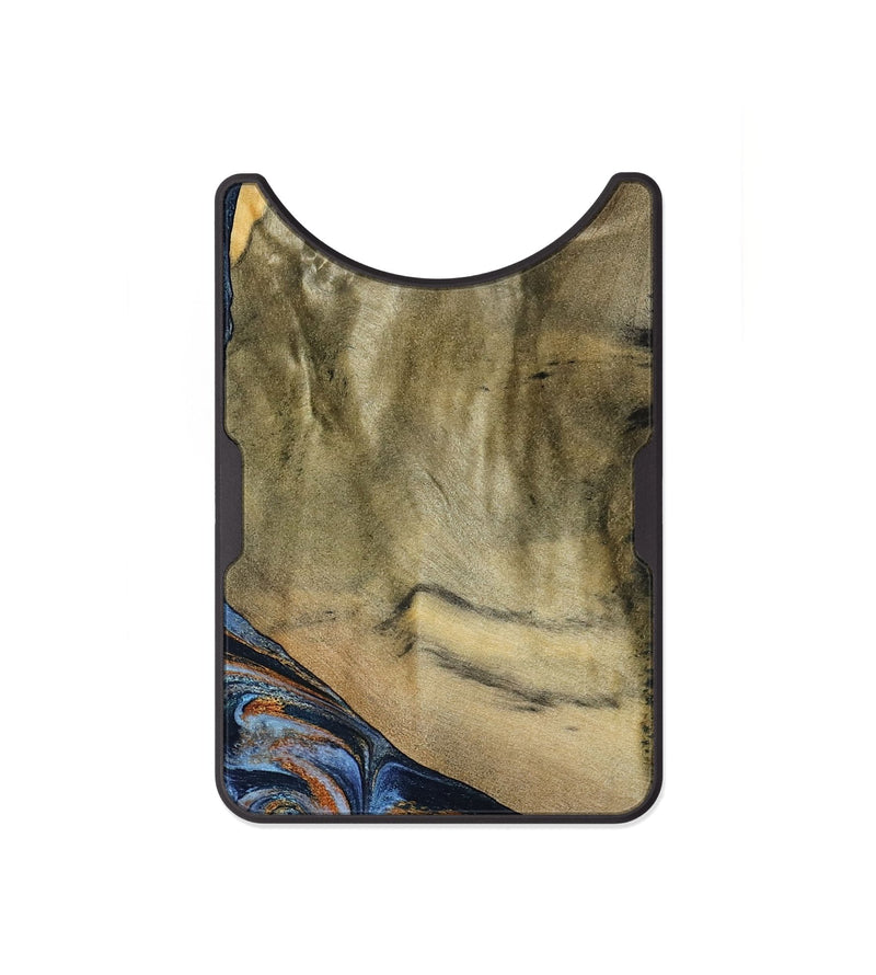 Alloy Wood Wallet - Bud (Teal & Gold, 792948)