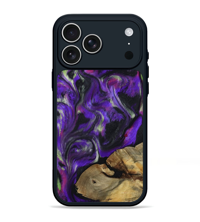 iPhone 17 Pro Max Wood Phone Case - Gustav (Purple, 792953)