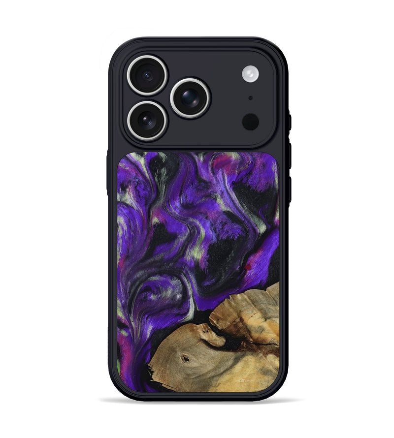 iPhone 17 Pro Wood Phone Case - Gustav (Purple, 792953)