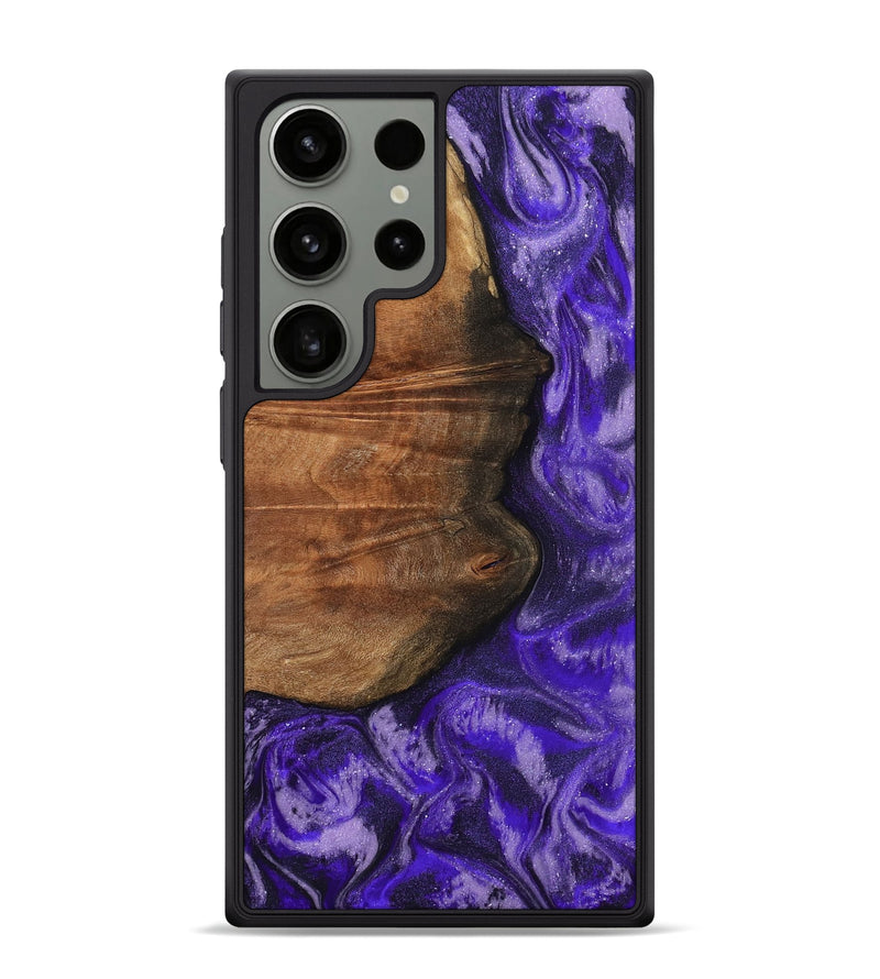 Galaxy S24 Ultra Wood Phone Case - Jeannie (Purple, 792956)