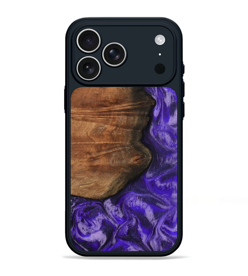 iPhone 17 Pro Max Wood Phone Case - Jeannie (Purple, 792956)