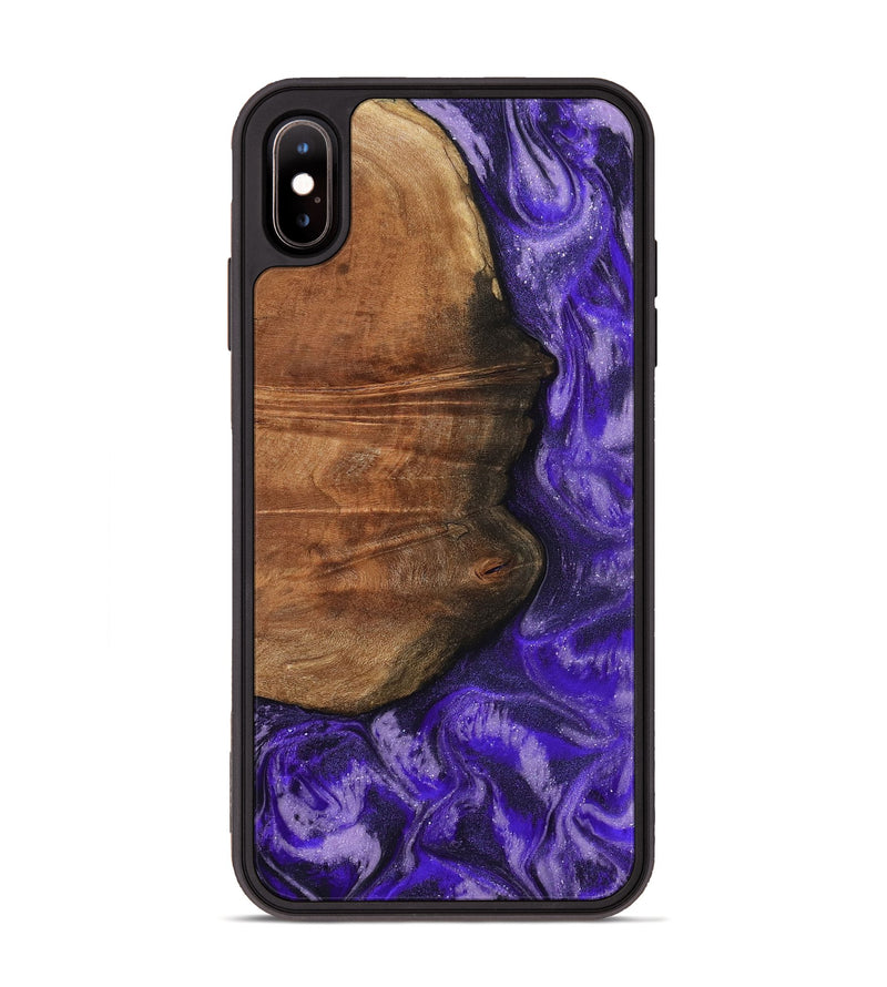 iPhone Xs Max Wood Phone Case - Jeannie (Purple, 792956)
