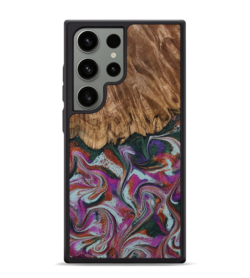 Galaxy S24 Ultra Wood Phone Case - Bentley (Green, 792966)