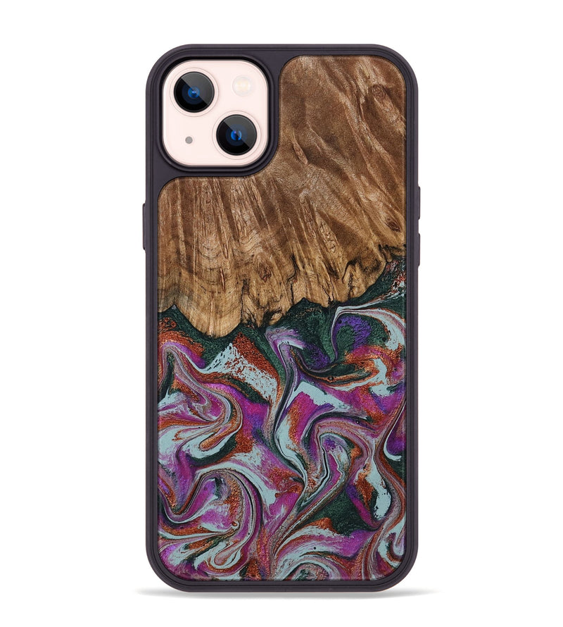 iPhone 14 Plus Wood Phone Case - Bentley (Green, 792966)