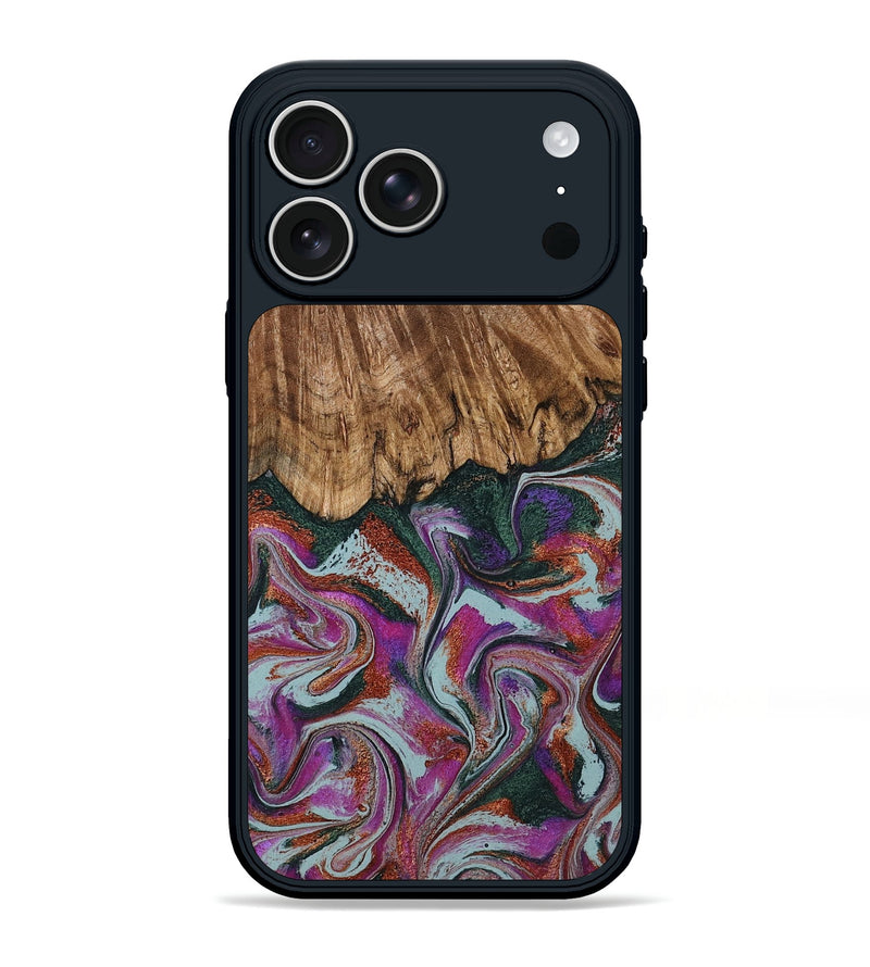 iPhone 17 Pro Max Wood Phone Case - Bentley (Green, 792966)