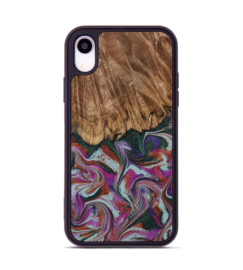 iPhone Xr Wood Phone Case - Bentley (Green, 792966)