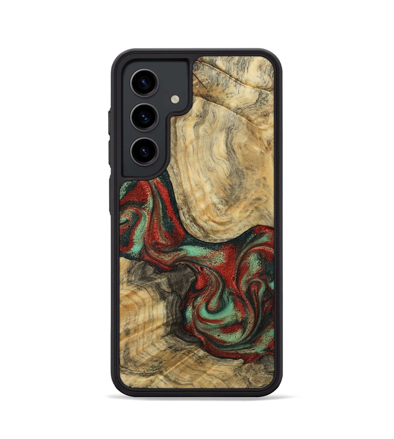 Galaxy S24 Wood Phone Case - Brandee (Green, 792969)