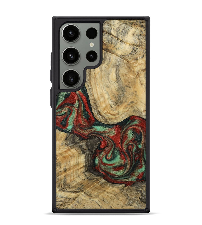 Galaxy S24 Ultra Wood Phone Case - Brandee (Green, 792969)