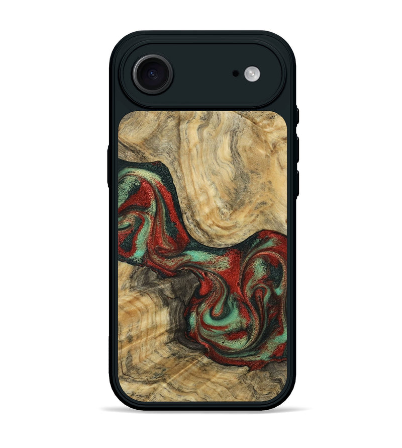 iPhone 17 Air Wood Phone Case - Brandee (Green, 792969)