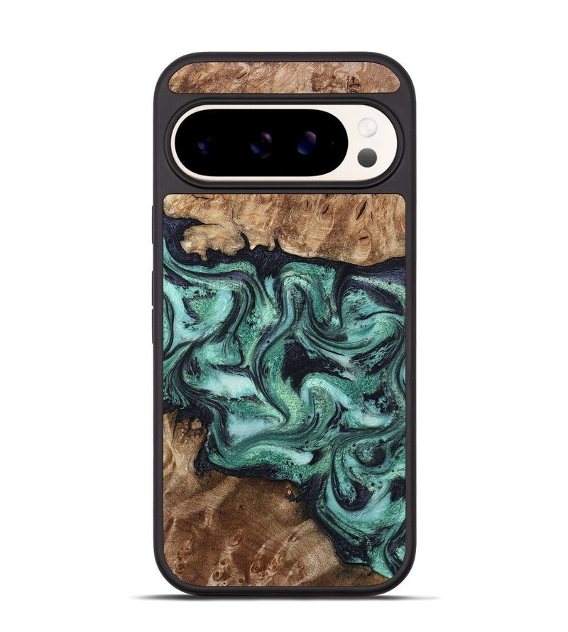 Pixel 9 Pro Wood Phone Case - Sharla (Green, 792970)