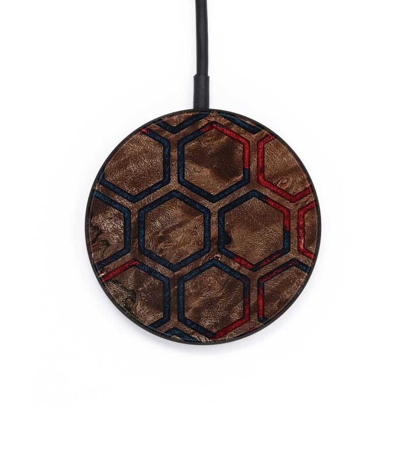 Circle Wood Wireless Charger - Evans (Pattern, 792977)