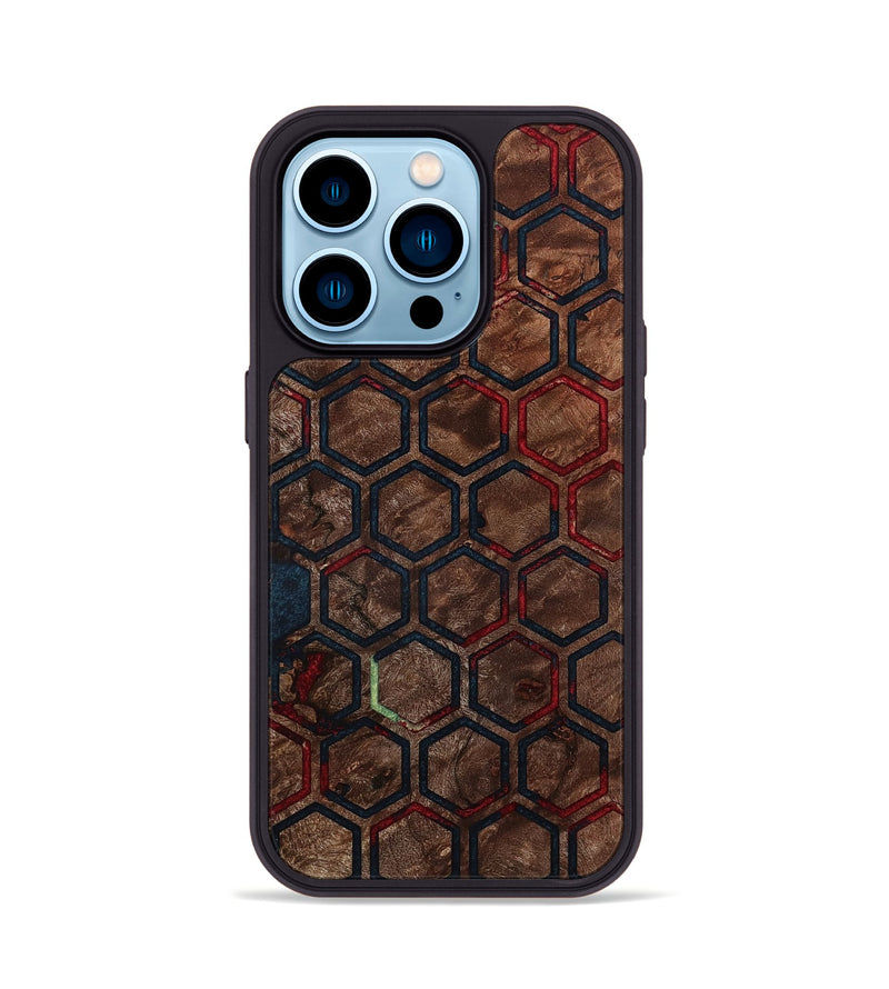 iPhone 14 Pro Wood Phone Case - Evans (Pattern, 792977)