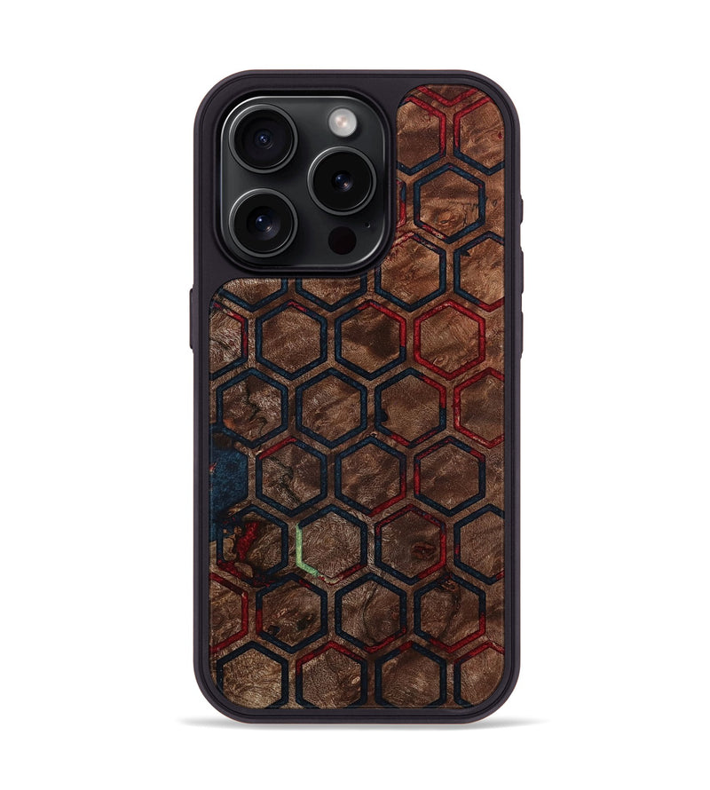 iPhone 15 Pro Wood Phone Case - Evans (Pattern, 792977)