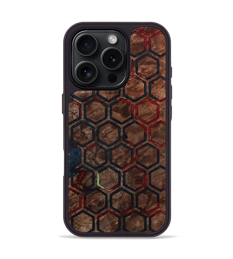 iPhone 16 Pro Wood Phone Case - Evans (Pattern, 792977)