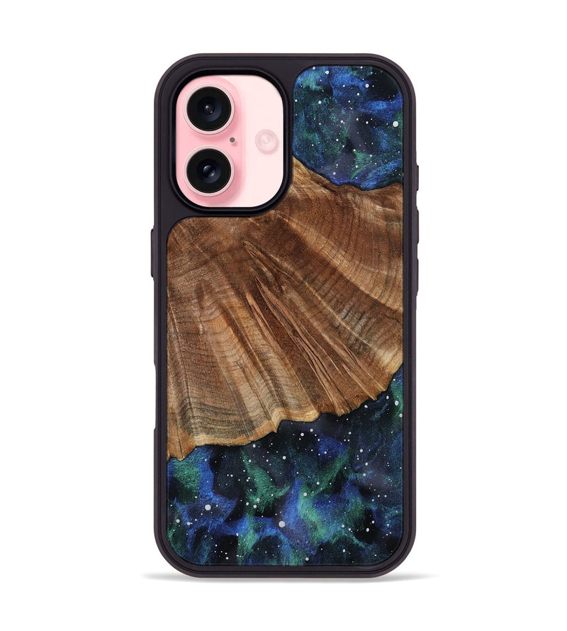 iPhone 16 Wood Phone Case - Krysten (Cosmos, 793009)