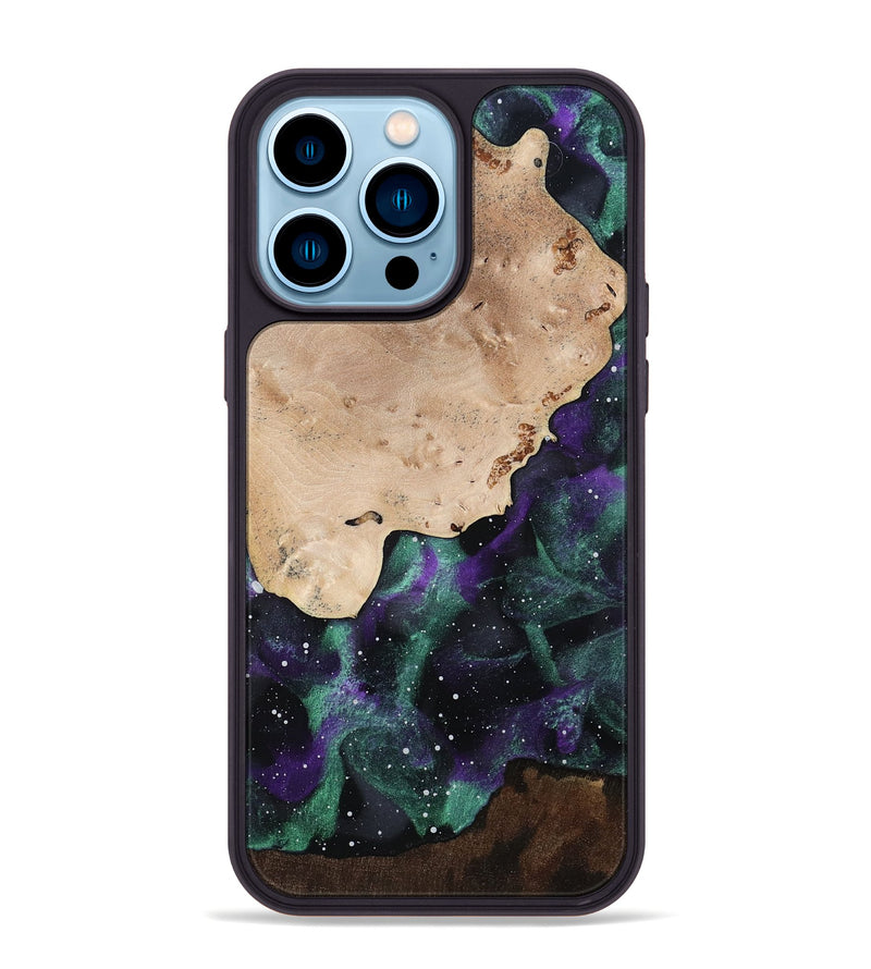 iPhone 14 Pro Max Wood Phone Case - Ophelia (Cosmos, 793010)