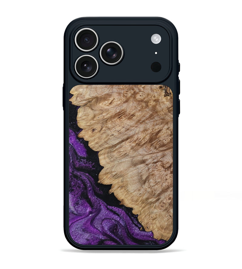 iPhone 17 Pro Max Wood Phone Case - Holland (Purple, 793036)