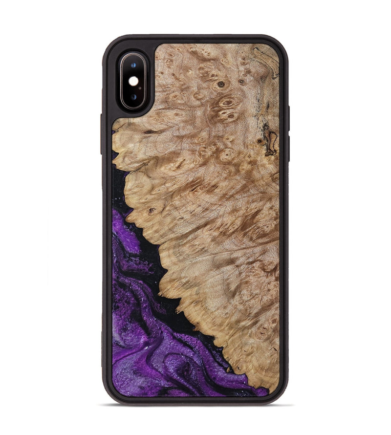 iPhone Xs Max Wood Phone Case - Holland (Purple, 793036)