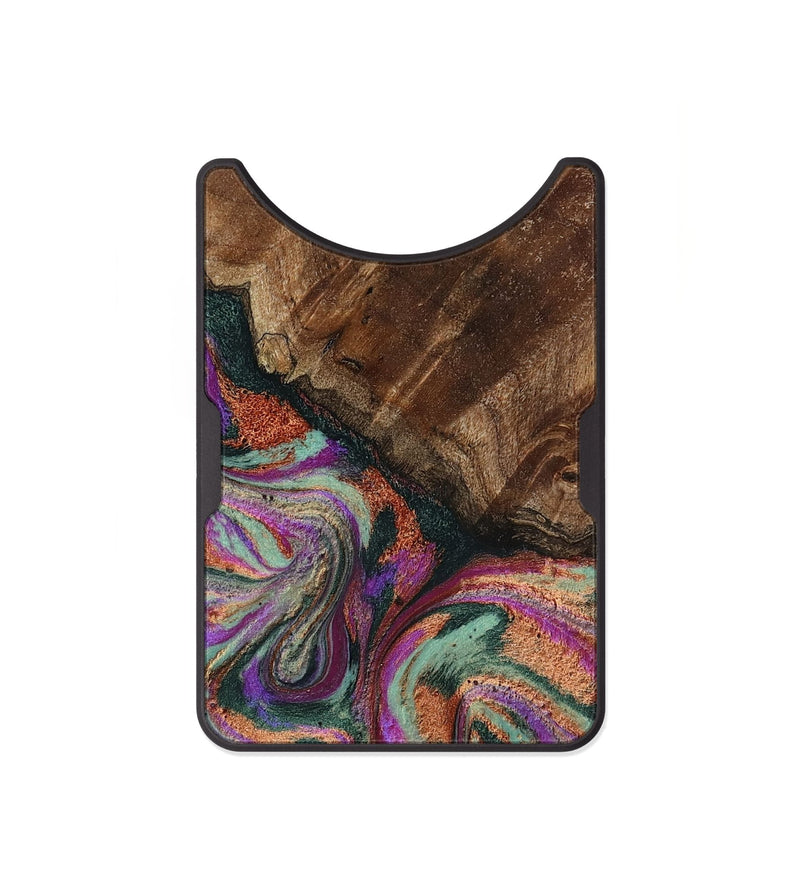 Alloy Wood Wallet - Amiah (Green, 793049)