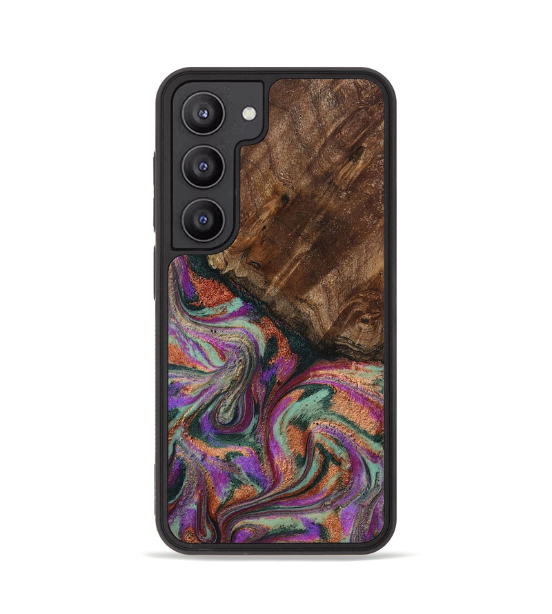 Galaxy S23 Wood Phone Case - Amiah (Green, 793049)