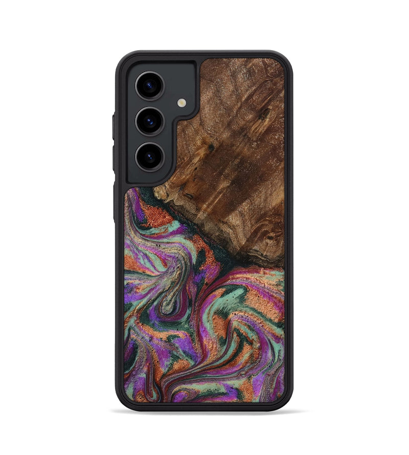 Galaxy S24 Wood Phone Case - Amiah (Green, 793049)