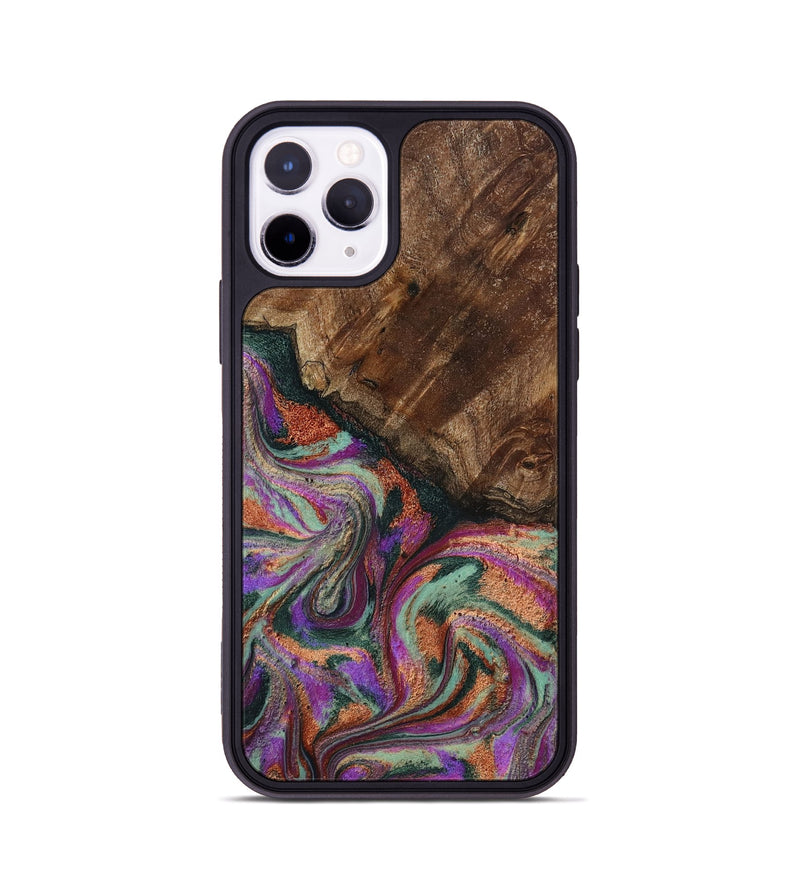 iPhone 11 Pro Wood Phone Case - Amiah (Green, 793049)