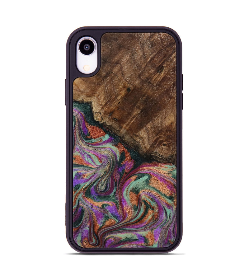 iPhone Xr Wood Phone Case - Amiah (Green, 793049)