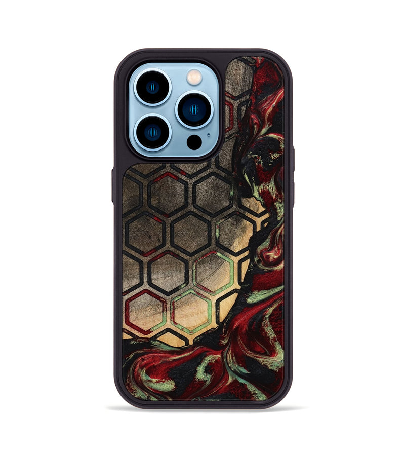 iPhone 14 Pro Wood Phone Case - Legend (Pattern, 793059)