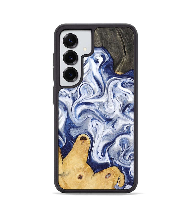 Galaxy S25 Wood Phone Case - Rayden (Blue, 793083)