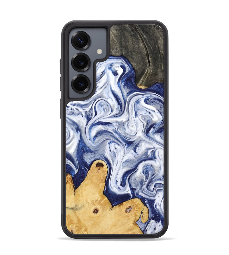 Galaxy S25 Plus Wood Phone Case - Rayden (Blue, 793083)