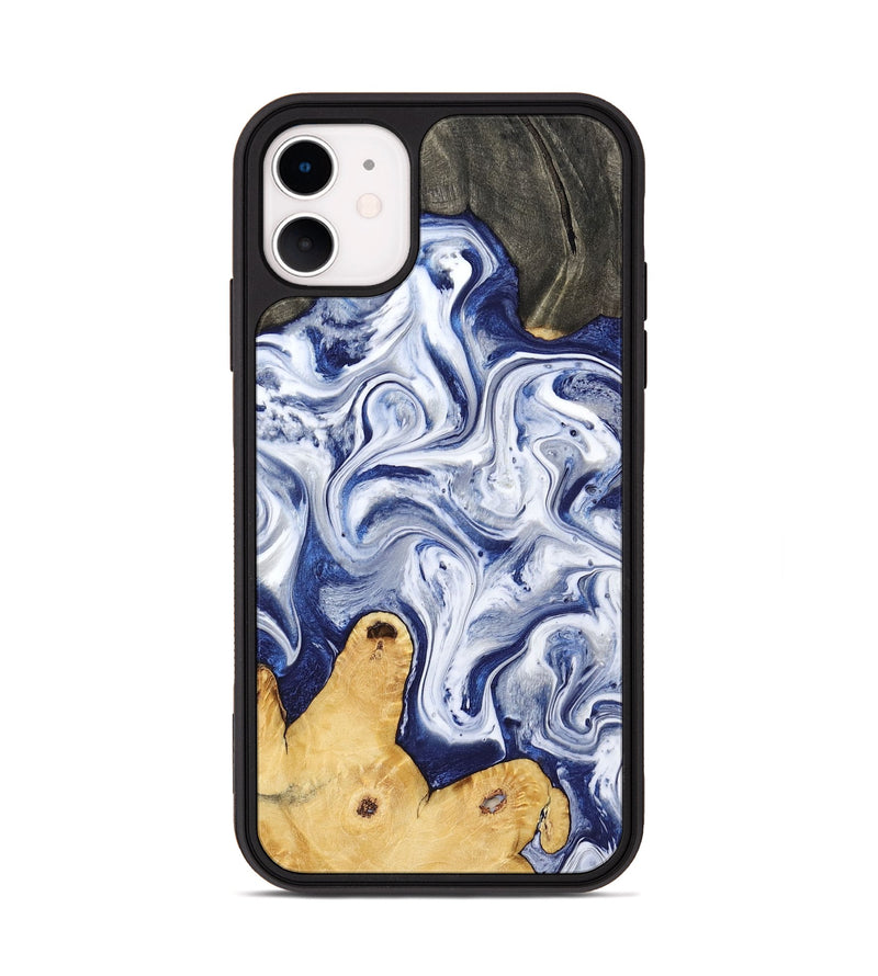 iPhone 11 Wood Phone Case - Rayden (Blue, 793083)