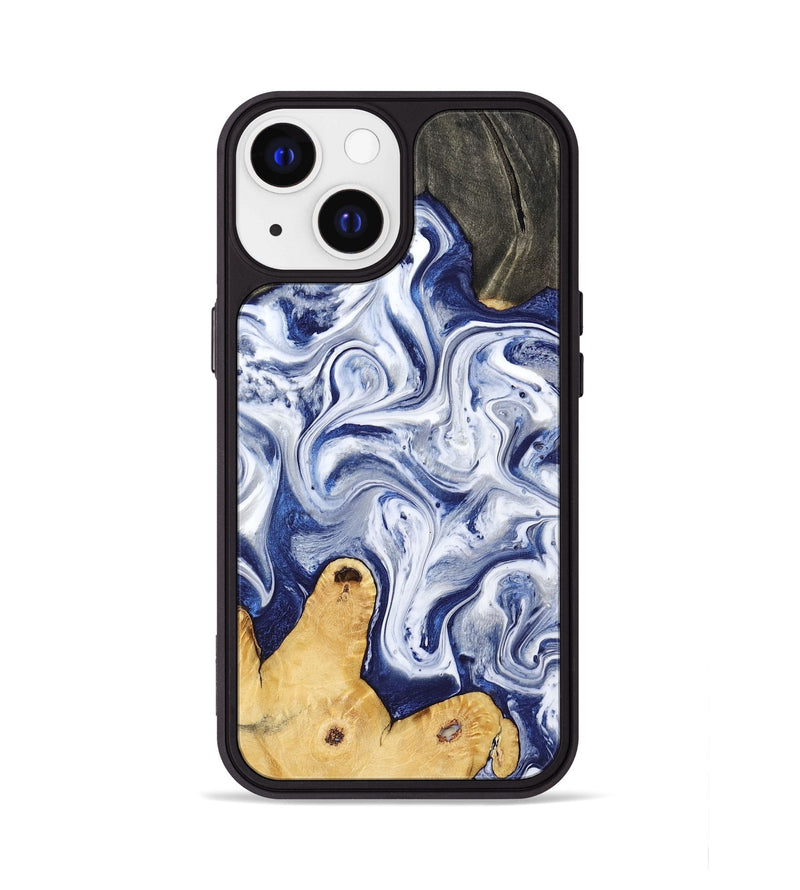 iPhone 13 Wood Phone Case - Rayden (Blue, 793083)
