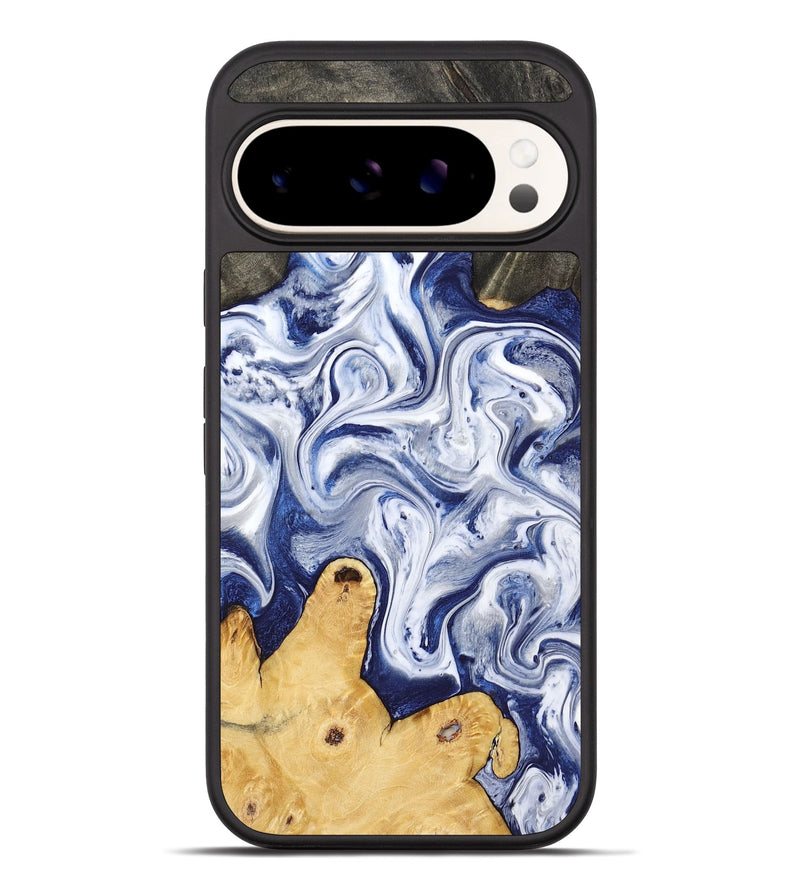 Pixel 10 Pro XL Wood Phone Case - Rayden (Blue, 793083)