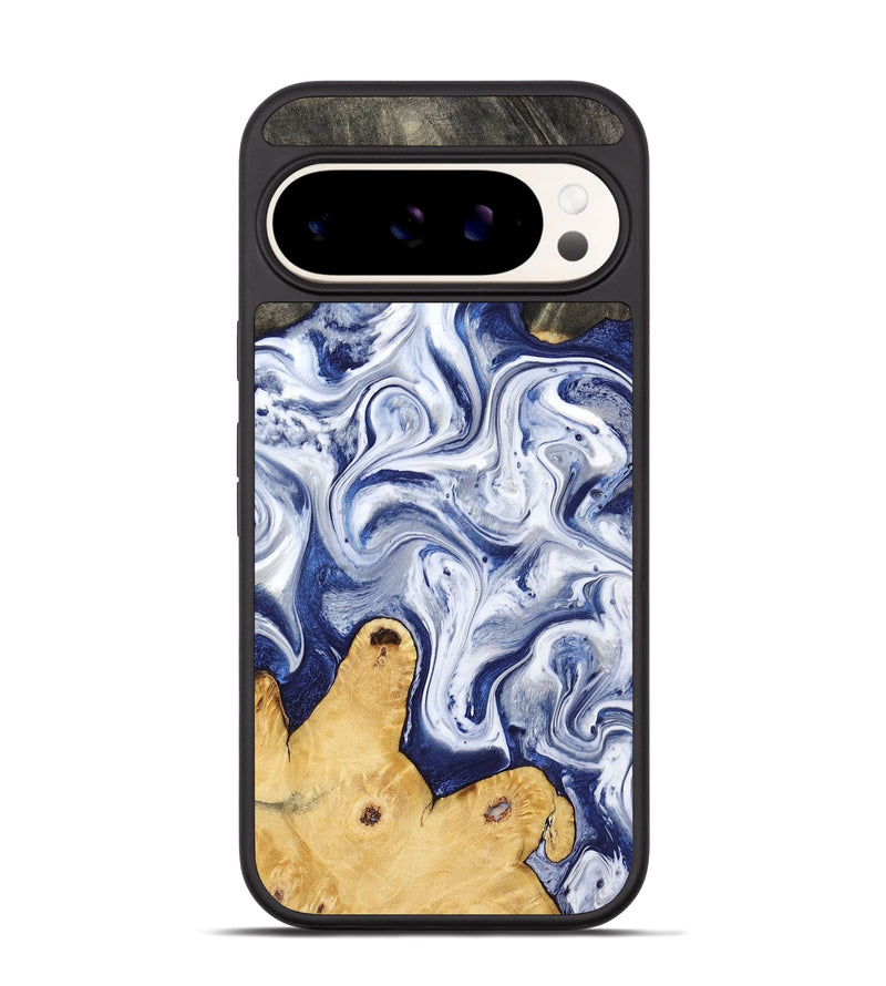 Pixel 9 Pro Wood Phone Case - Rayden (Blue, 793083)