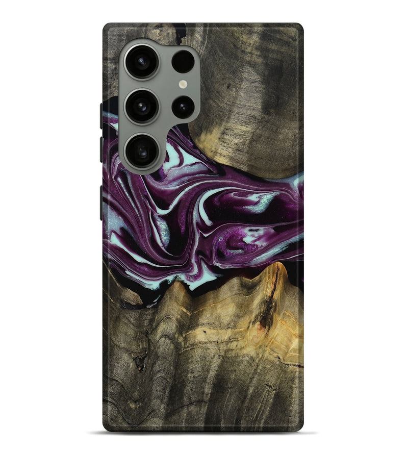 Galaxy S24 Ultra Wood Live Edge Phone Case - Lavon (Purple, 793126)