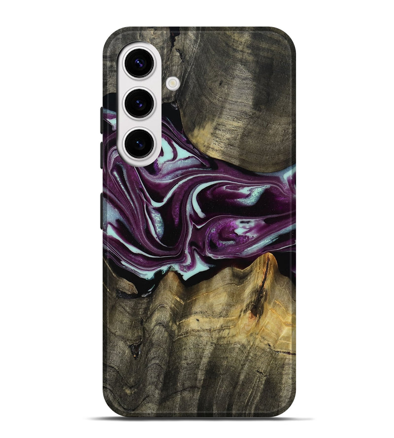 Galaxy S25 Plus Wood Live Edge Phone Case - Lavon (Purple, 793126)