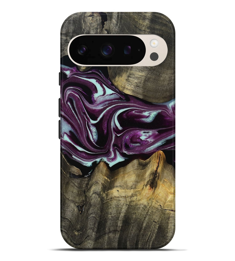 Pixel 10 Pro XL Wood Live Edge Phone Case - Lavon (Purple, 793126)