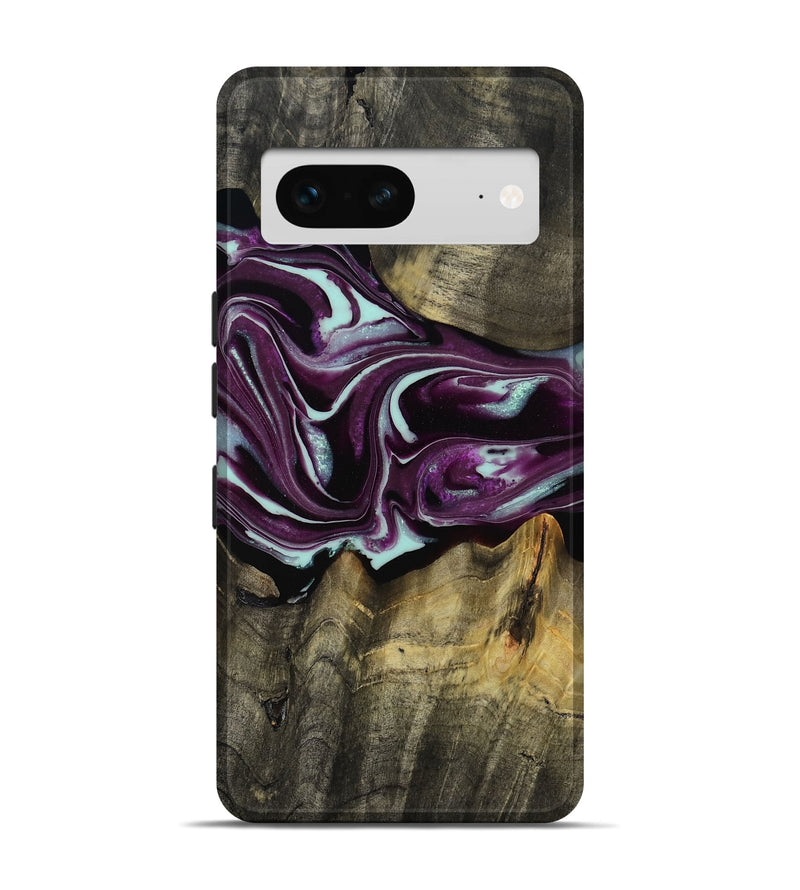 Pixel 7 Wood Live Edge Phone Case - Lavon (Purple, 793126)