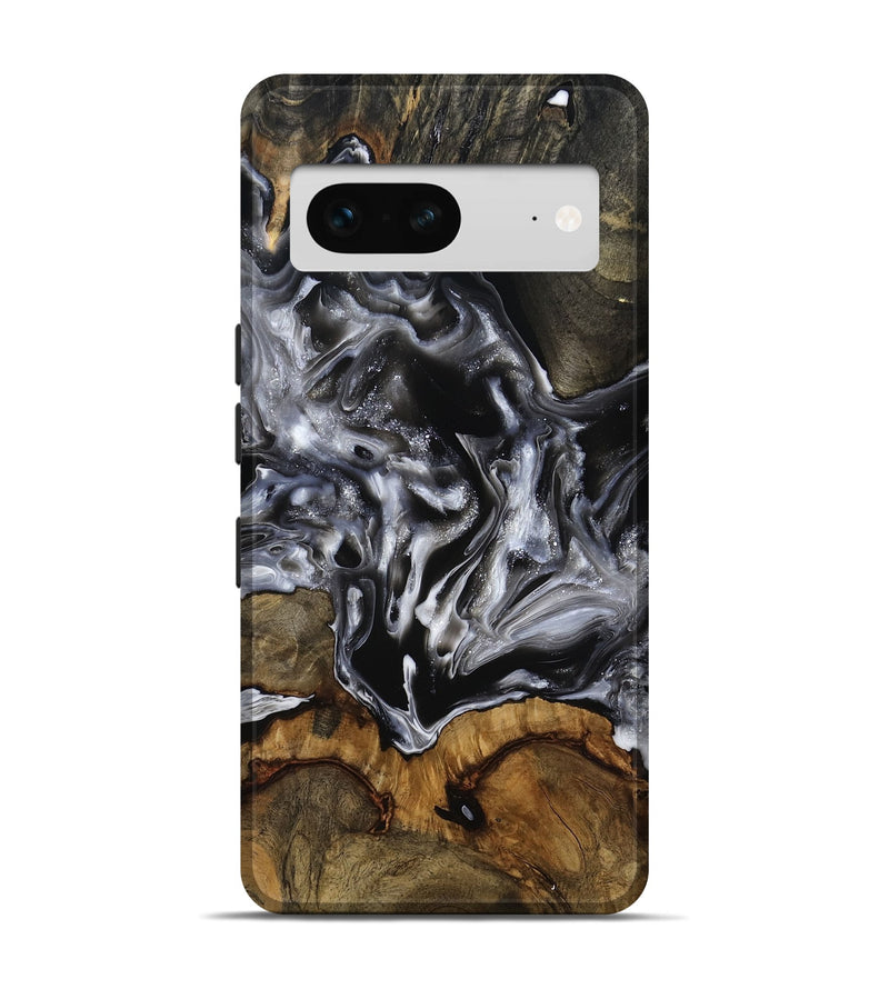 Pixel 7 Wood Live Edge Phone Case - Yadiel (Black & White, 793138)