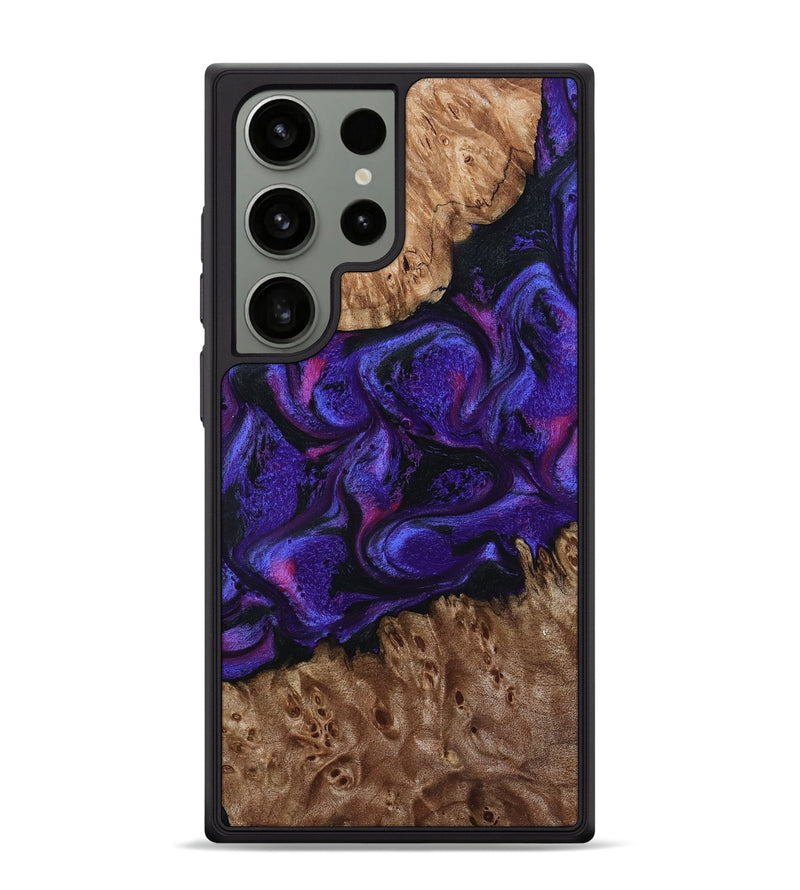 Galaxy S24 Ultra Wood Phone Case - Deana (Purple, 793180)