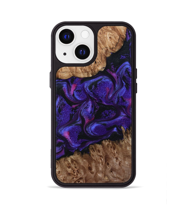 iPhone 13 Wood Phone Case - Deana (Purple, 793180)